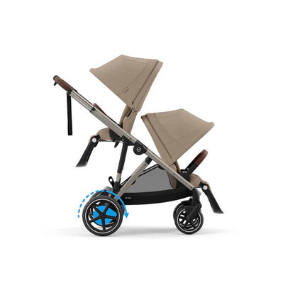 Cybex eGazelle S Electronic Assist Stroller Taupe Frame