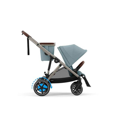 Cybex eGazelle S Electronic Assist Stroller Taupe Frame