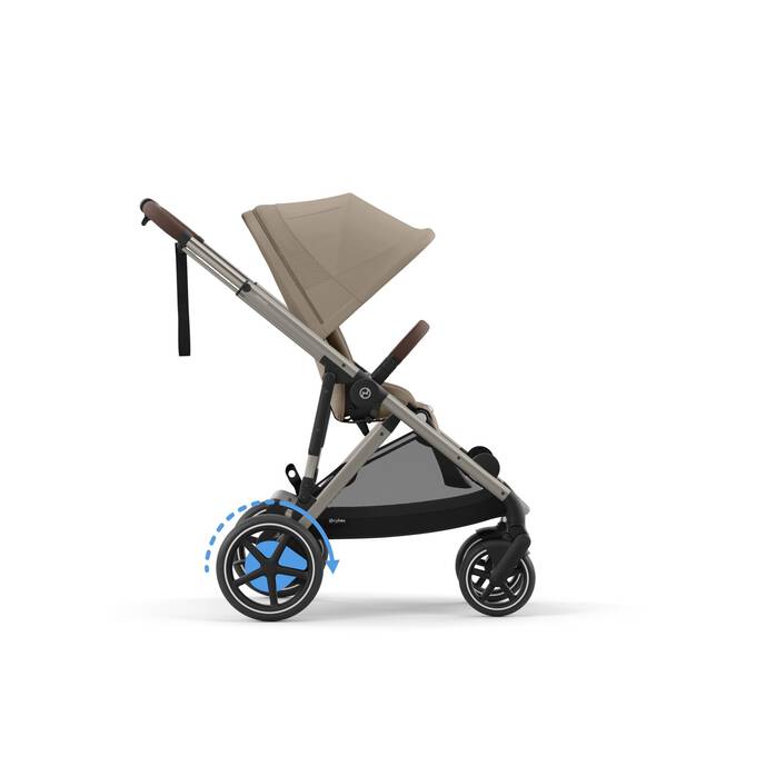 Cybex eGazelle S Electronic Assist Stroller Taupe Frame