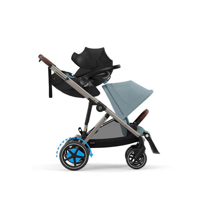 Cybex eGazelle S Electronic Assist Stroller Taupe Frame