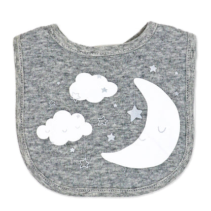 Rose Textiles Boys 5 Pieces Mesh Bag Set-Grey Moon