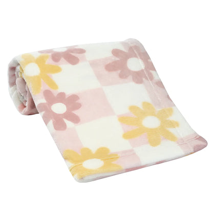 Lambs & Ivy Daisy Dream Cozy Fleece Blanket