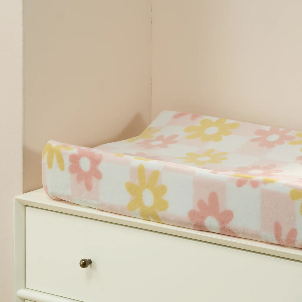 Lambs & Ivy Daisy Dreams Changing Pad Cover