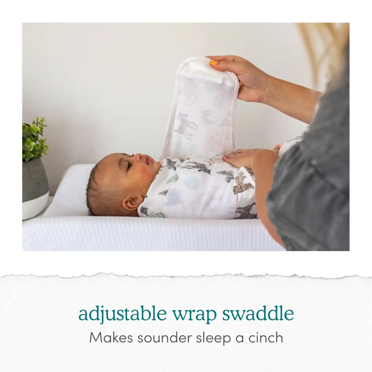 Essentials Zipless Easy Swaddle Wrap 3-Pack