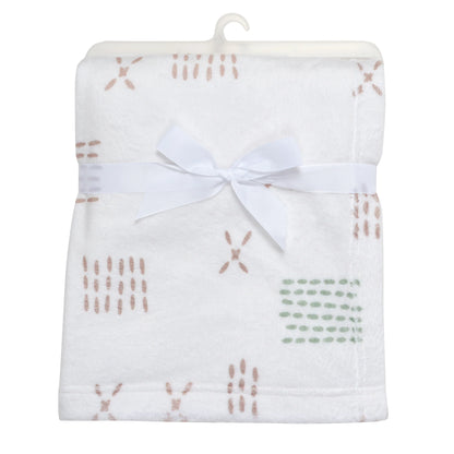 Bedtime Farmyard Friends Fleece Baby Blanket