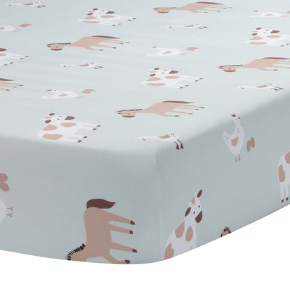 Bedtime  Farmyard Friends 3-Pieces Bedding Set