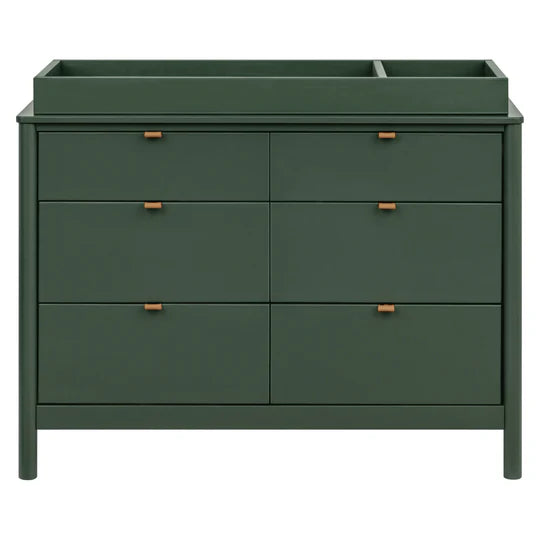 Babyletto Bondi 6-Drawer Assembled Dresser in Forest Green