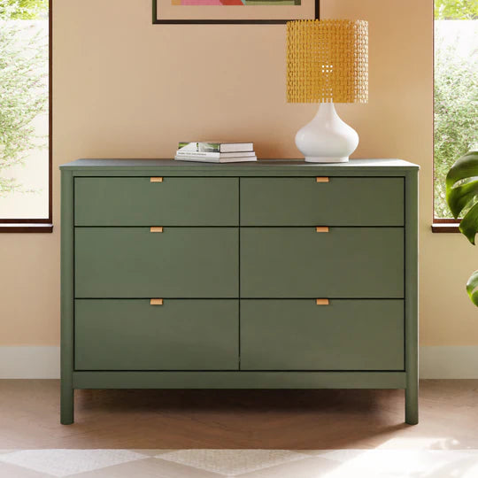 Babyletto Bondi 6-Drawer Assembled Dresser in Forest Green