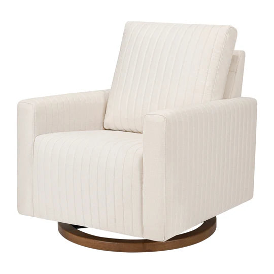 Babyletto Poe Channeled Swivel Glider