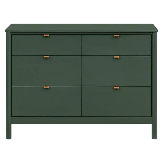 Babyletto Bondi 6-Drawer Assembled Dresser in Forest Green