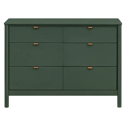 Babyletto Bondi 6-Drawer Assembled Dresser in Forest Green