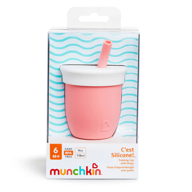 Munchkin C’est Silicone!® Training Cup with Straw