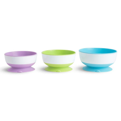 Munchkin Stay Put 3 Suction Bowls