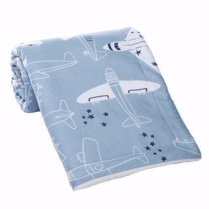 Bedtime Original Little Aviator Airplane Soft Fleece Blanket