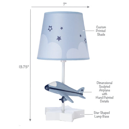 Bedtime Original Little Aviator Airplane Lamp with Shade