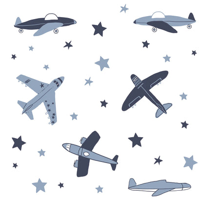 Bedtime Original Little Aviator Airplane & Stars Wall Decals/Stickers