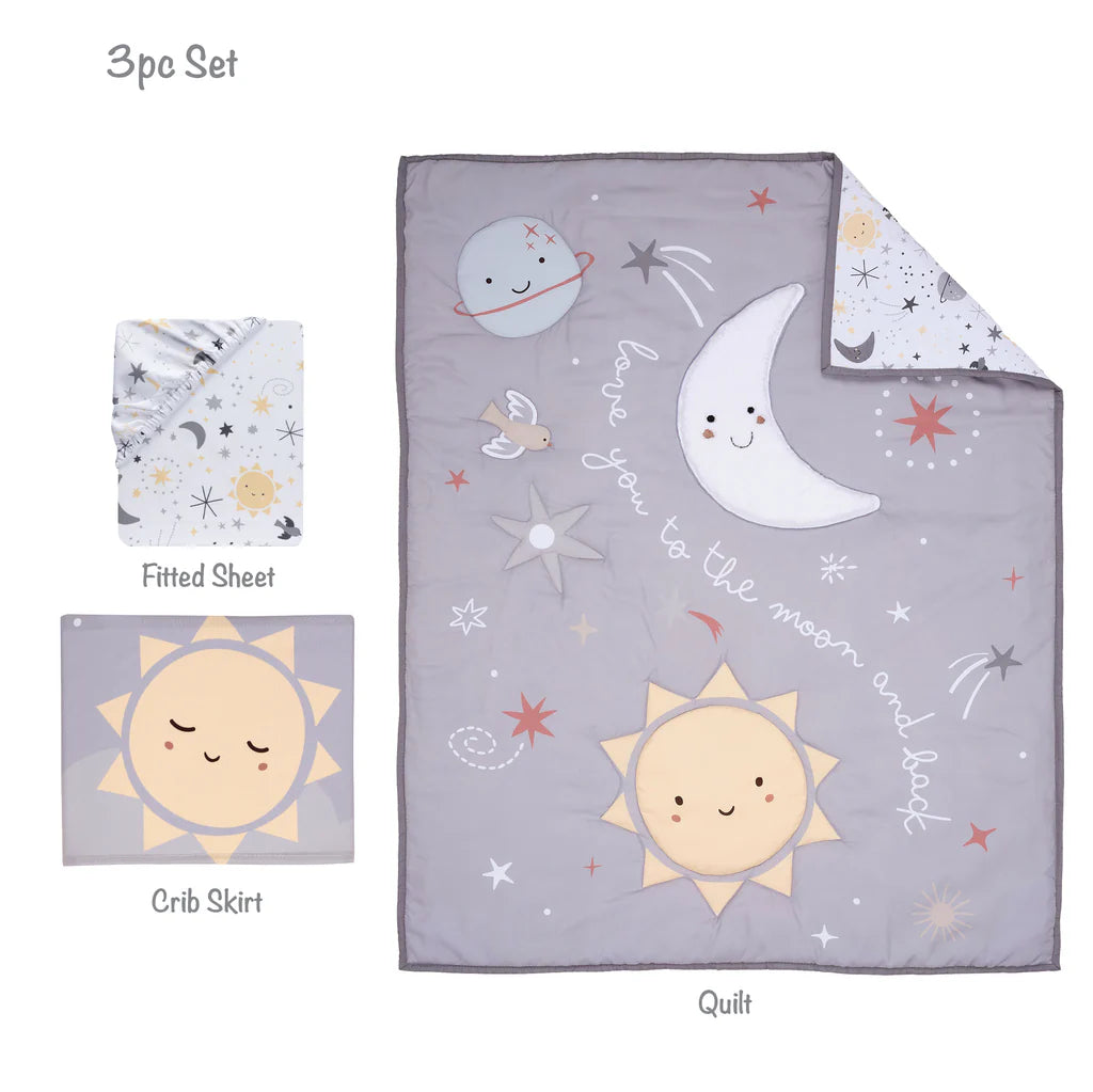 Bedtime Original Little Star Celestial 3-Pieces Bedding Set