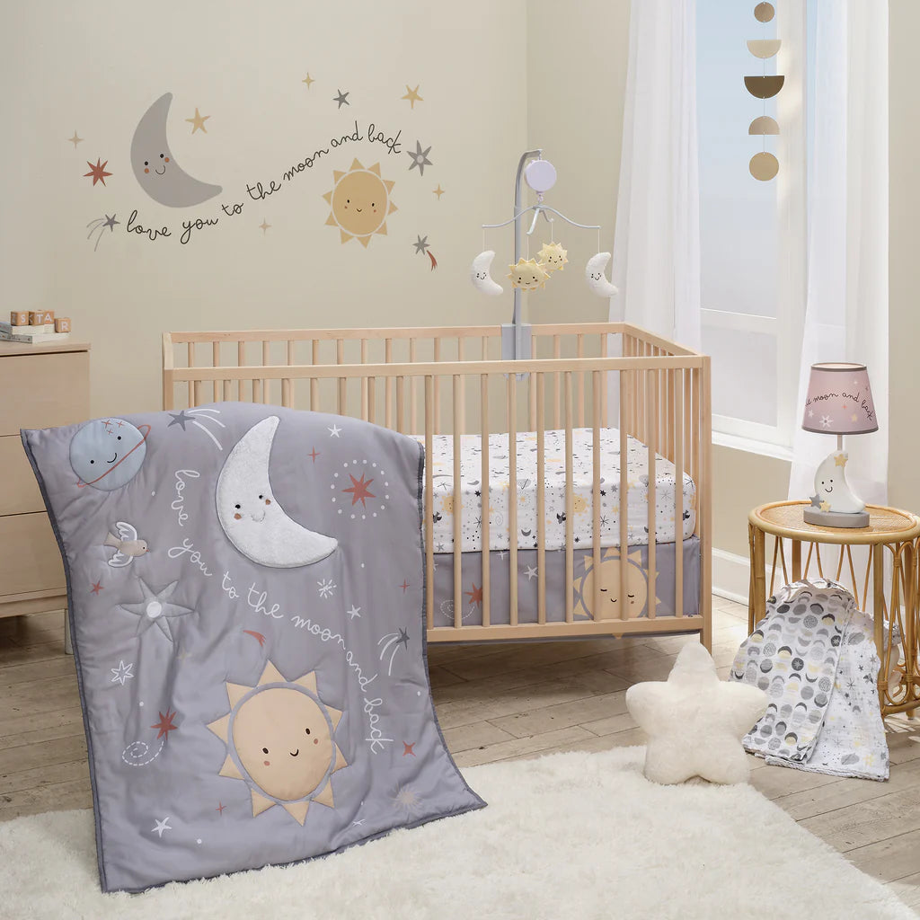 Bedtime Original Little Star Celestial Moon Lamp with Shade