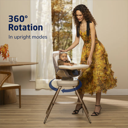 Maxi Cosi Kiskadee 360° Rotating High Chair, Natural Heritage