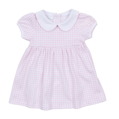 Magnolia Peek-A-Boo Wishes Collared Dress - Pink