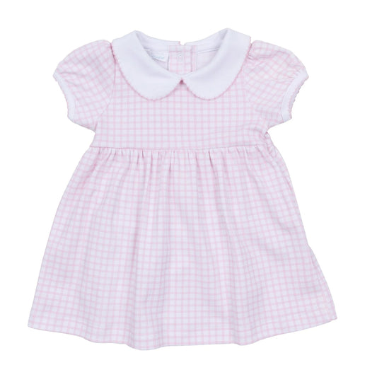 Magnolia Peek-A-Boo Wishes Collared Dress - Pink