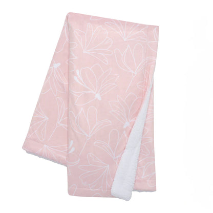 Lambs & Ivy Petals Soft Fleece Blanket