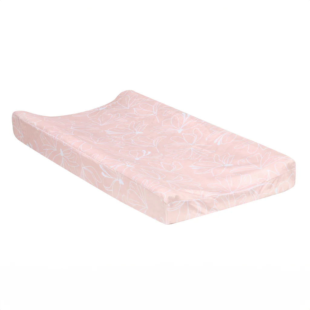 Lambs & Ivy Petals Changing Pad Cover