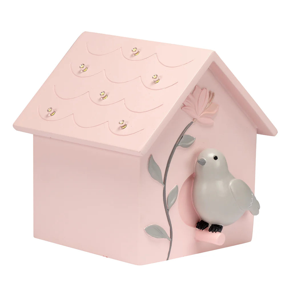 Petals Birdhouse Tabletop Night Light LED Lamp