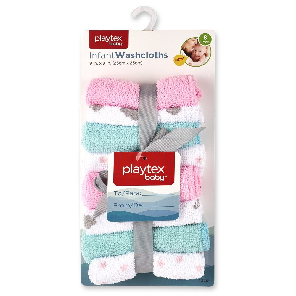 Playtex 8-Pack Deluxe Baby Washcloths