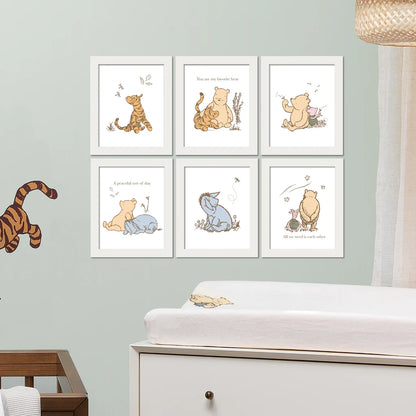 Lambs & Ivy Disney Baby Classic Pooh Unframed Wall Art