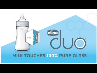 Chicco Duo Hybrid Biberón 5oz, Neutro