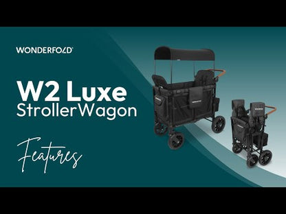 Wonderfold W2 Luxe Premium Push Double Stroller