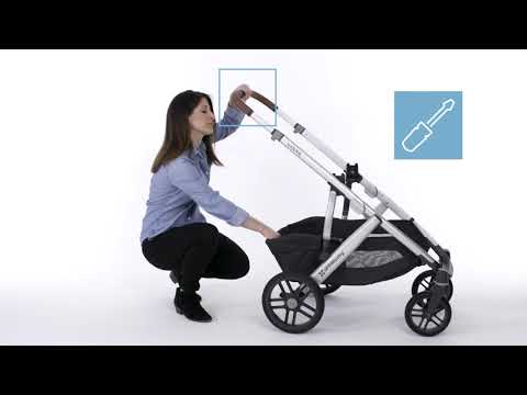 uppababy vista leather cover UPPAbaby Leather Handlebar Cover for VISTA and VISTA 2, Saddle – idealbaby