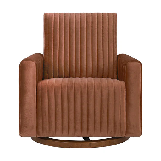 Babyletto Poe Channeled Swivel Glider