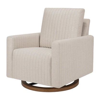 Babyletto Poe Channeled Swivel Glider