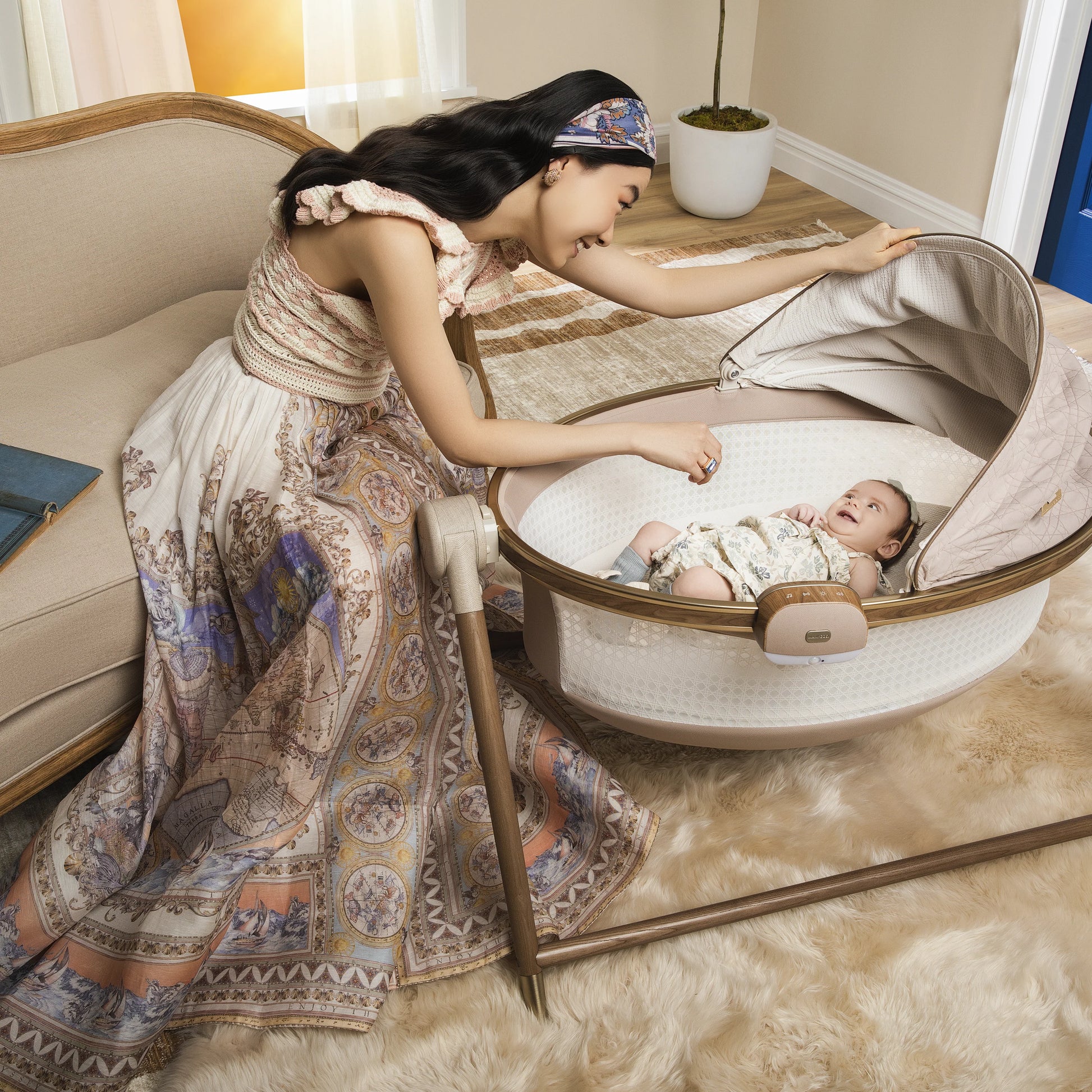 Maxi Cosi Sibia Bassinet, Natural Heritage – idealbaby Maxi Cosi Sibia Bassinet, Natural Heritage – idealbaby