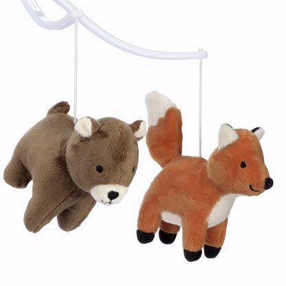 Bedtime Original Sleepytime Bear & Fox Musical Baby Crib Mobile