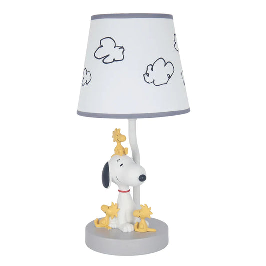 Lambs & Ivy Snoopy Friends Lamp with Shade & Bulb