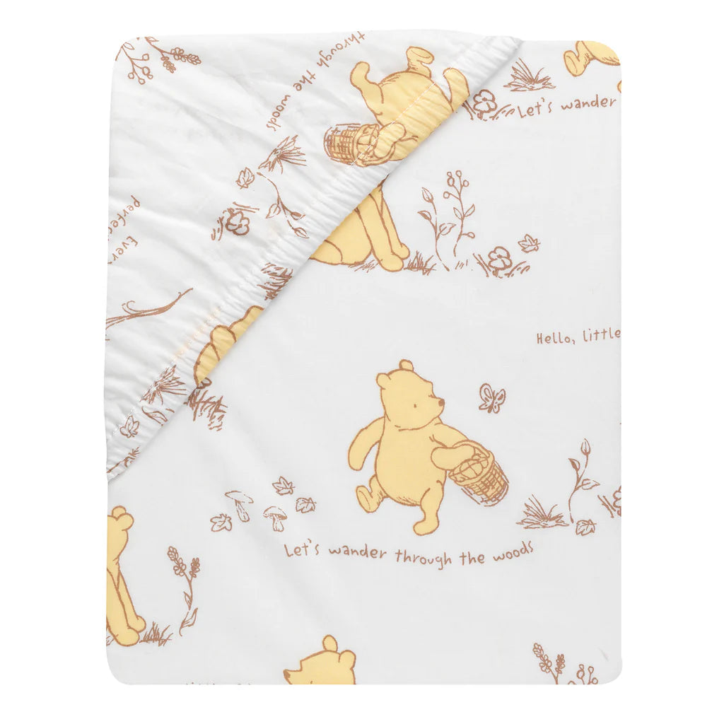 Lambs & Ivy Disney Baby Storytime Pooh 3-Piece Crib Bedding Set