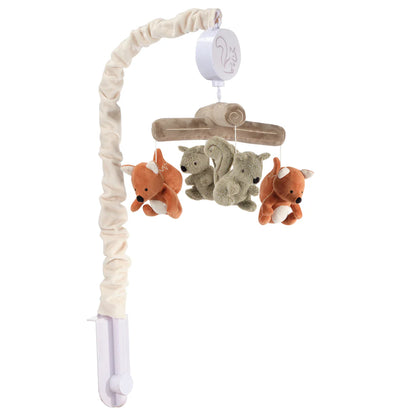 Lambs & Ivy Treetop Fox & Squirrel Woodland Musical Mobile