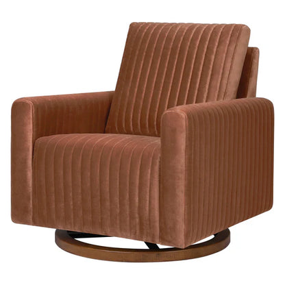 Babyletto Poe Channeled Swivel Glider