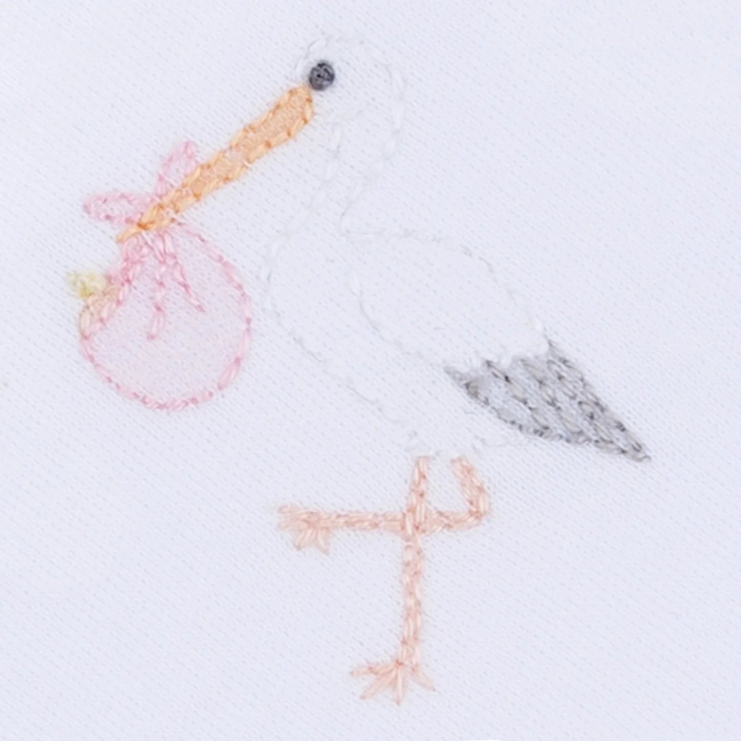 Magnolia Vintage Stork Footie Pink