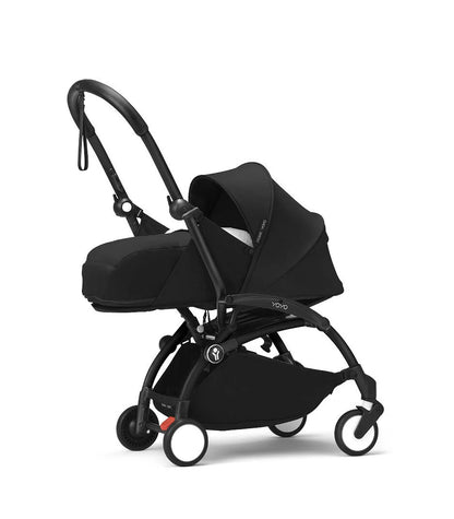 Stokke YOYO Stroller Bundle w Newborn & Car Seat Adapter-Black