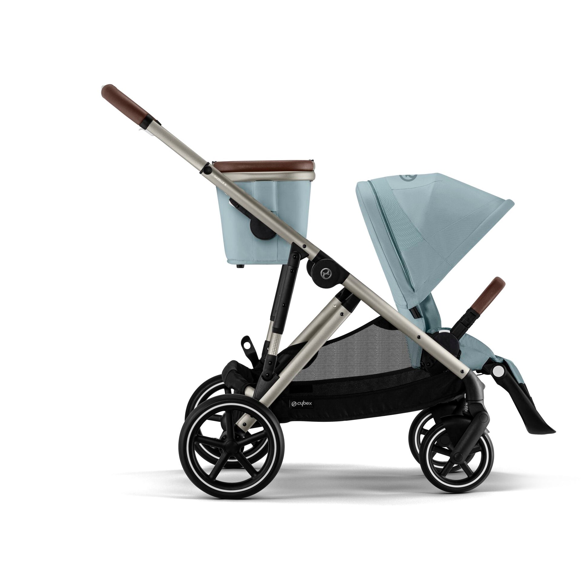 Cybex Gazelle S Stroller, Sky Blue (Taupe Frame)