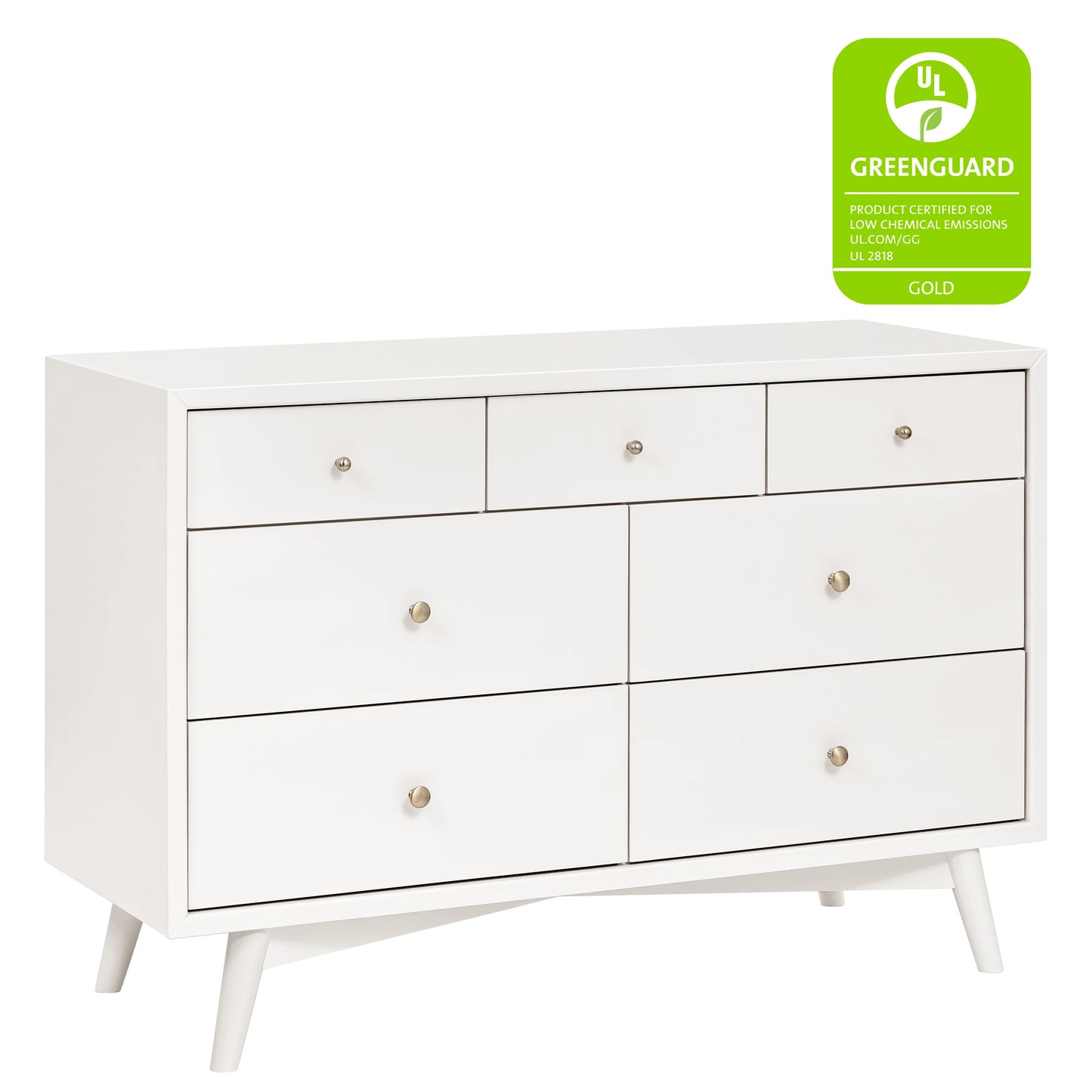 Babyletto Palma 7-Drawer Assembled Double Dresser