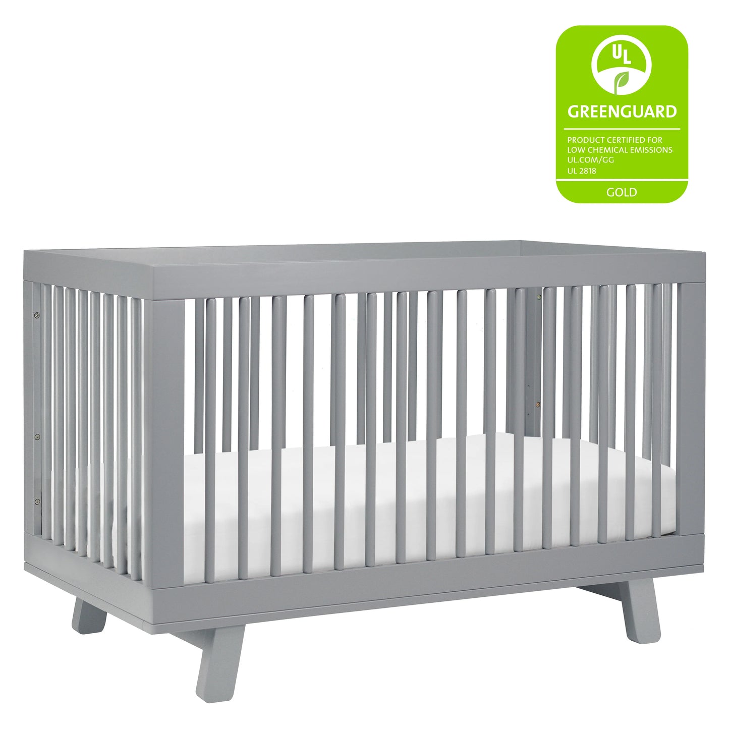 Berço conversível 3 em 1 Babyletto Hudson com kit de conversão para crianças pequenas