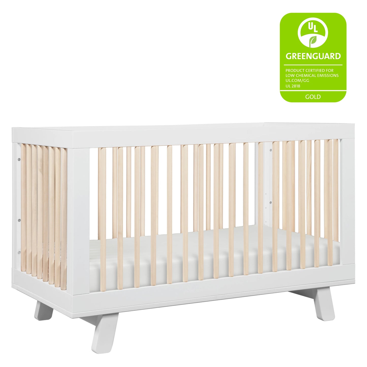 Berço conversível 3 em 1 Babyletto Hudson com kit de conversão para crianças pequenas