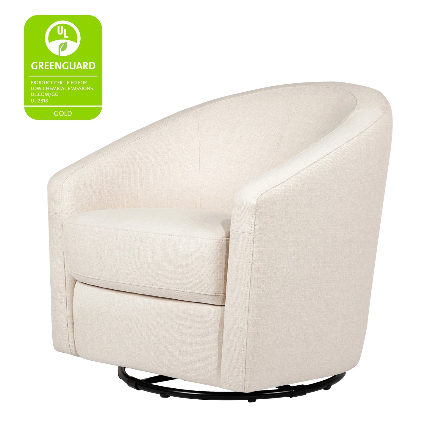 Babyletto Madison Swivel Glider in Eco-Performance Water Repellent & Stain Resistant Fabric