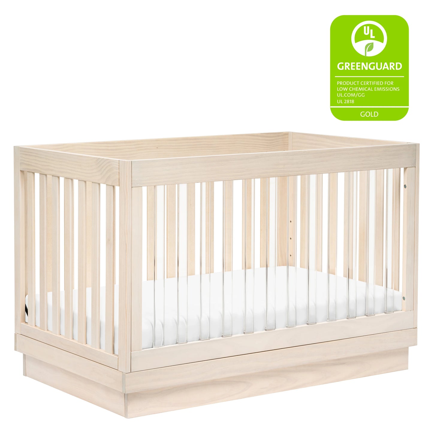 Berço conversível 3 em 1 Babyletto Harlow com kit de conversão para crianças